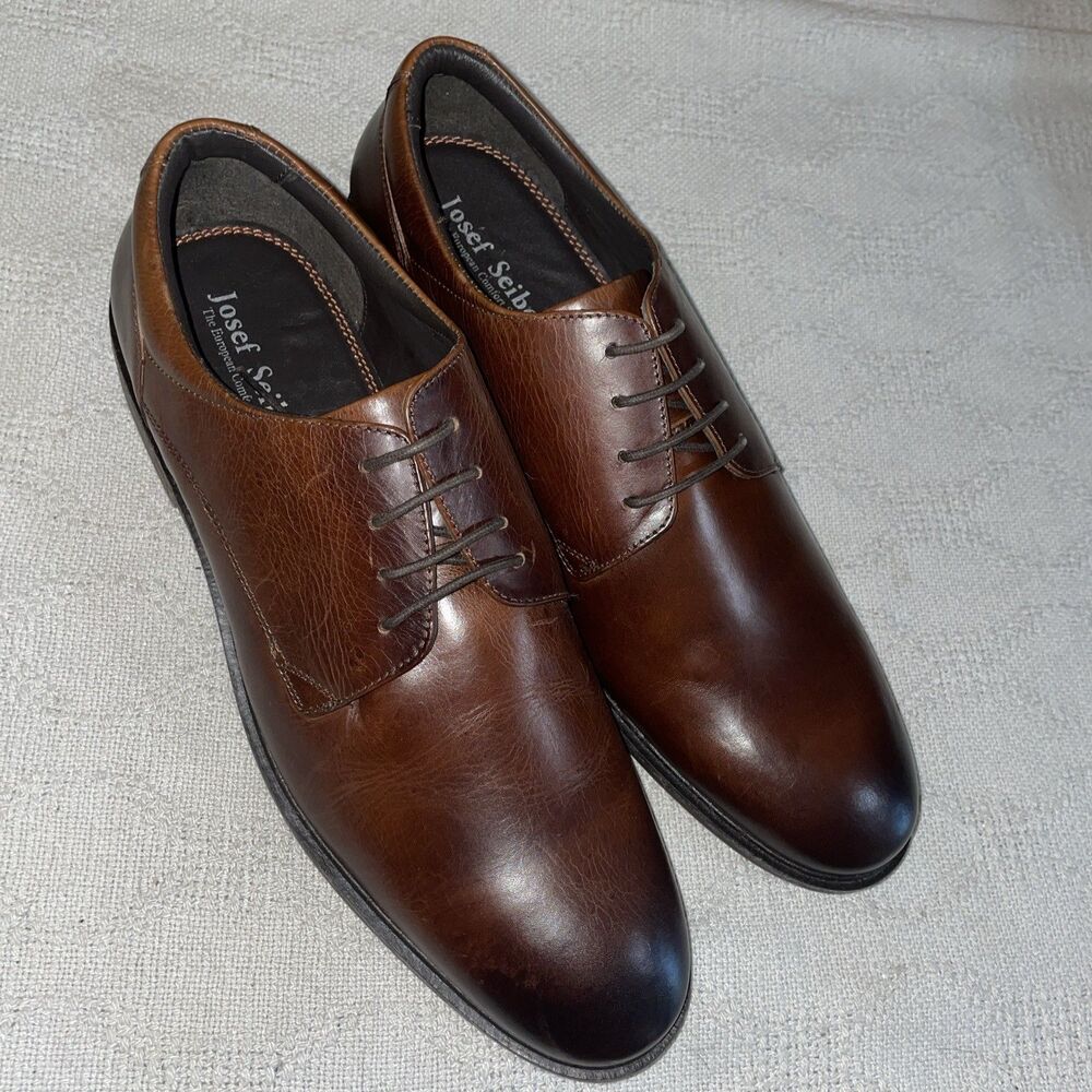 Josef Seibel Men’s Dress Shoes Size Size 46 U.S. 13 M Brown Leather Business